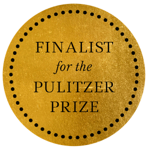 Pulitzer Prize finalist book sticker badge